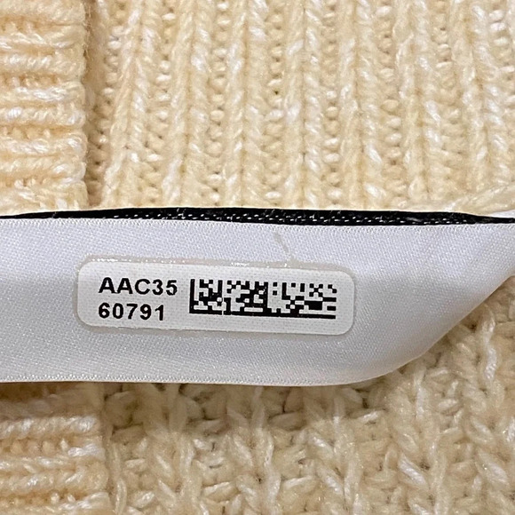 Athleta Shasta V-Neck Sweater cream yellow 16270 - Picture 11 of 14